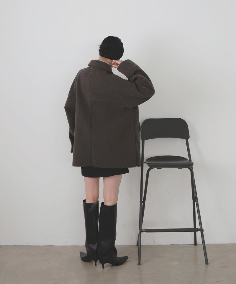 ボアムートンステンカラーコート