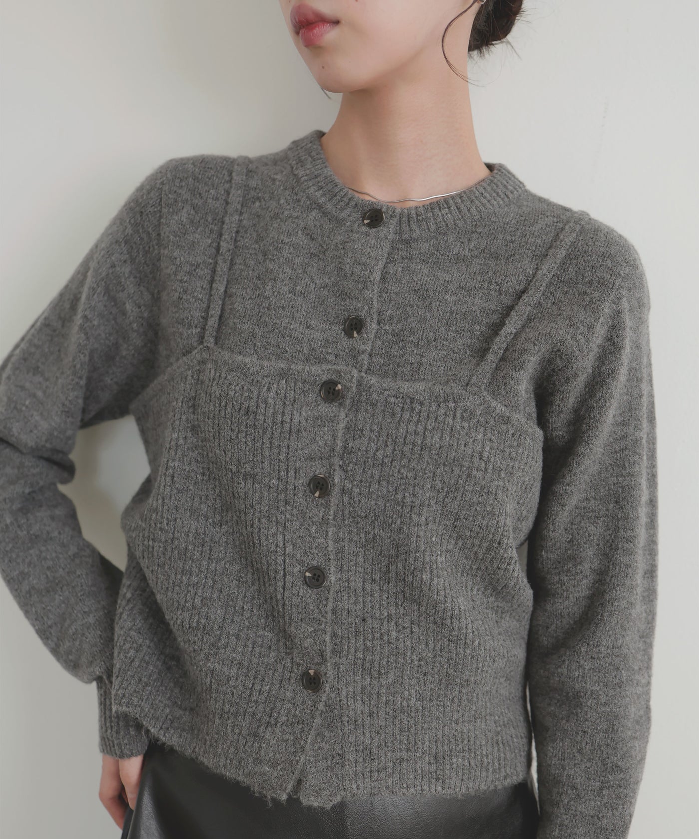 11月上旬予約商品】ビスチェセットニットカーディガン – LIAN
