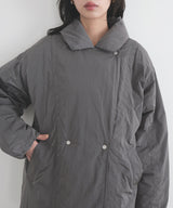 タフタテーラードダウンジャケット