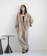 【1月下旬予約商品】レイヤードデザインテーラードジャケット