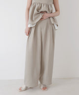 【セットアップ対応】スラブツイードタックパンツ