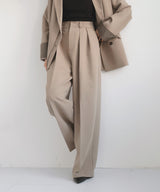 【1月下旬予約商品】ツータックワイドパンツ