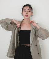 シアーダブルテーラードジャケット