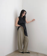 サイドタックワイドスラックス