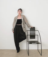 シアーダブルテーラードジャケット