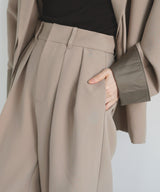 【1月下旬予約商品】ツータックワイドパンツ