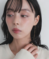 ラインロングピアス