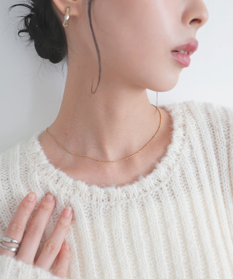 ポイントチェーンネックレス