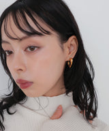 【12月上旬予約商品】ハートフープピアス