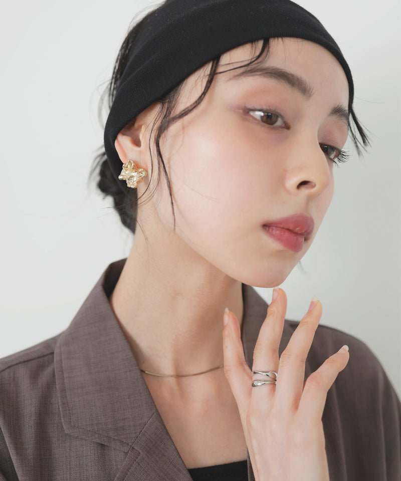 ニュアンスモチーフピアス