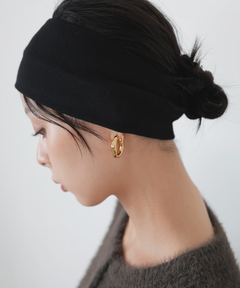 ニュアンスフープピアス