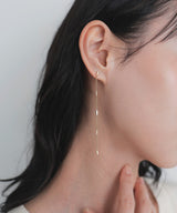 ラインロングピアス
