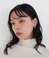 【12月上旬予約商品】ハートフープピアス