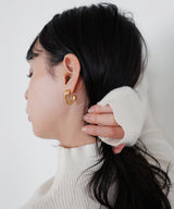 【12月上旬予約商品】ハートフープピアス