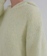 フーディーニットプルオーバー