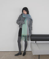 チェックストールマフラー