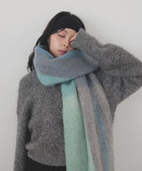 チェックストールマフラー