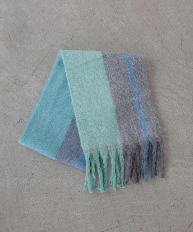 チェックストールマフラー