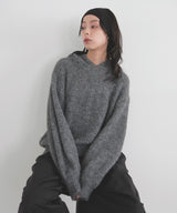 フーディーニットプルオーバー