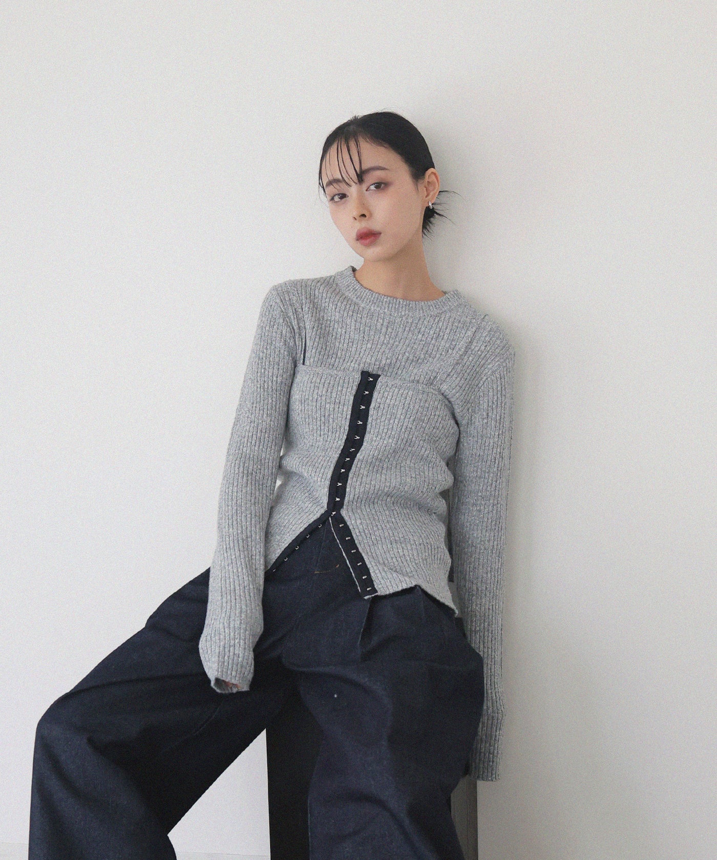 【限定販売】 ホックビスチェセットニット LIAN – トップス