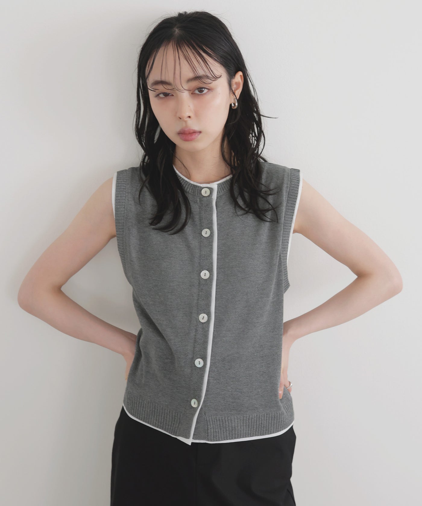 PEARLY GATES ハートチェック柄ノースリーブベスト サイズ0新品未使用 PEARLY GATES ハートチェック柄ノースリーブベスト サイズ0新品