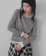 レイヤードデザインロングＴシャツ