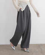 サイドタックワイドスラックス