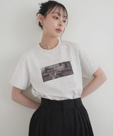 ニュアンスフォトプリントTシャツ