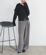 サマーツイードタックパンツ