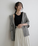 サマーツイードハーフジャケット