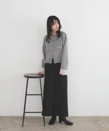 【1月中旬予約商品】バイカラーニットカーディガン