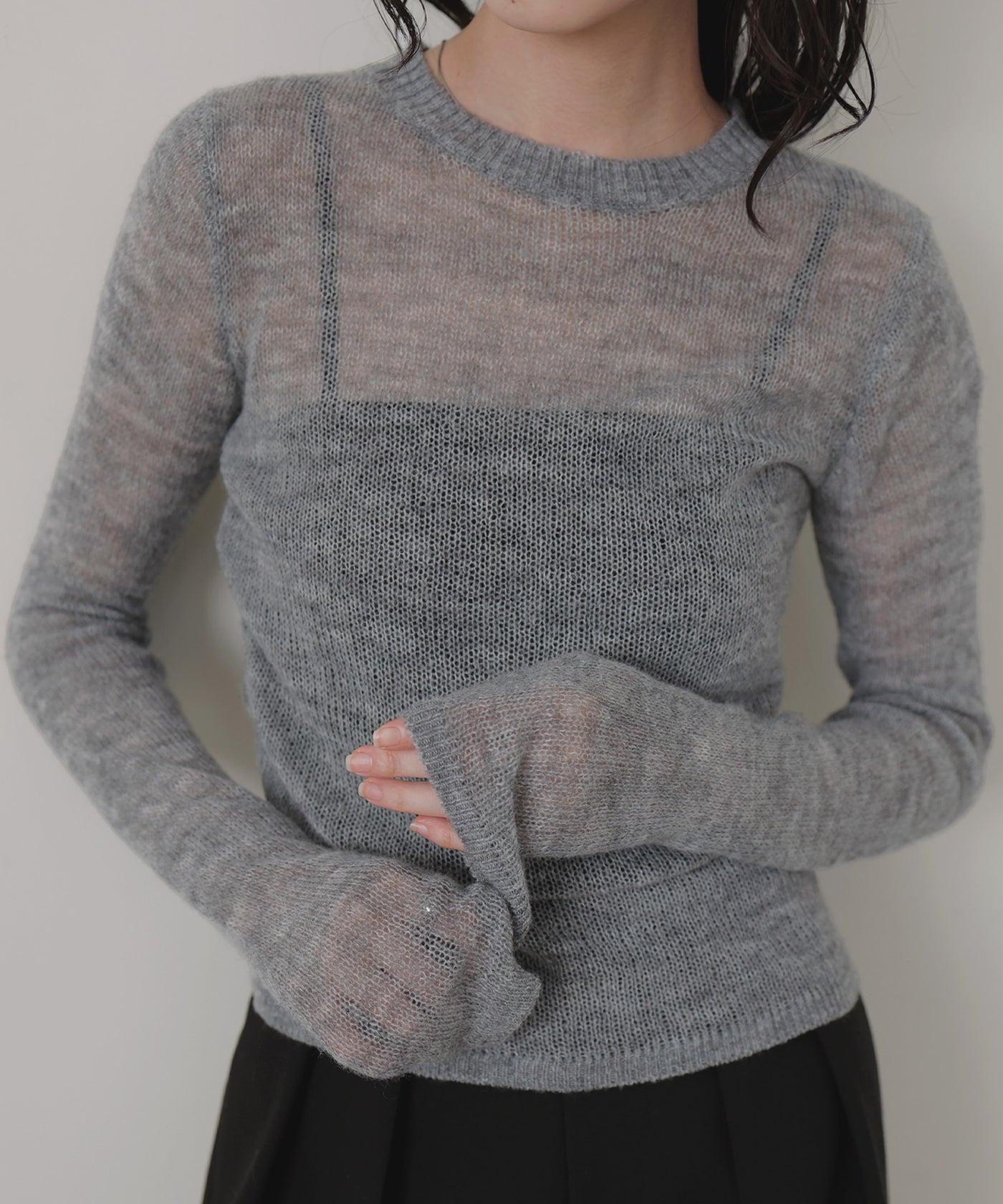 ウールモヘアシアーニット – LIAN