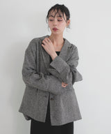 サマーツイードテーラードジャケット