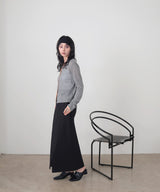 シアーバイカラーカーデ