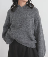 フーディーニットプルオーバー