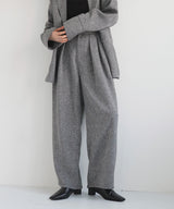 サマーツイードタックパンツ