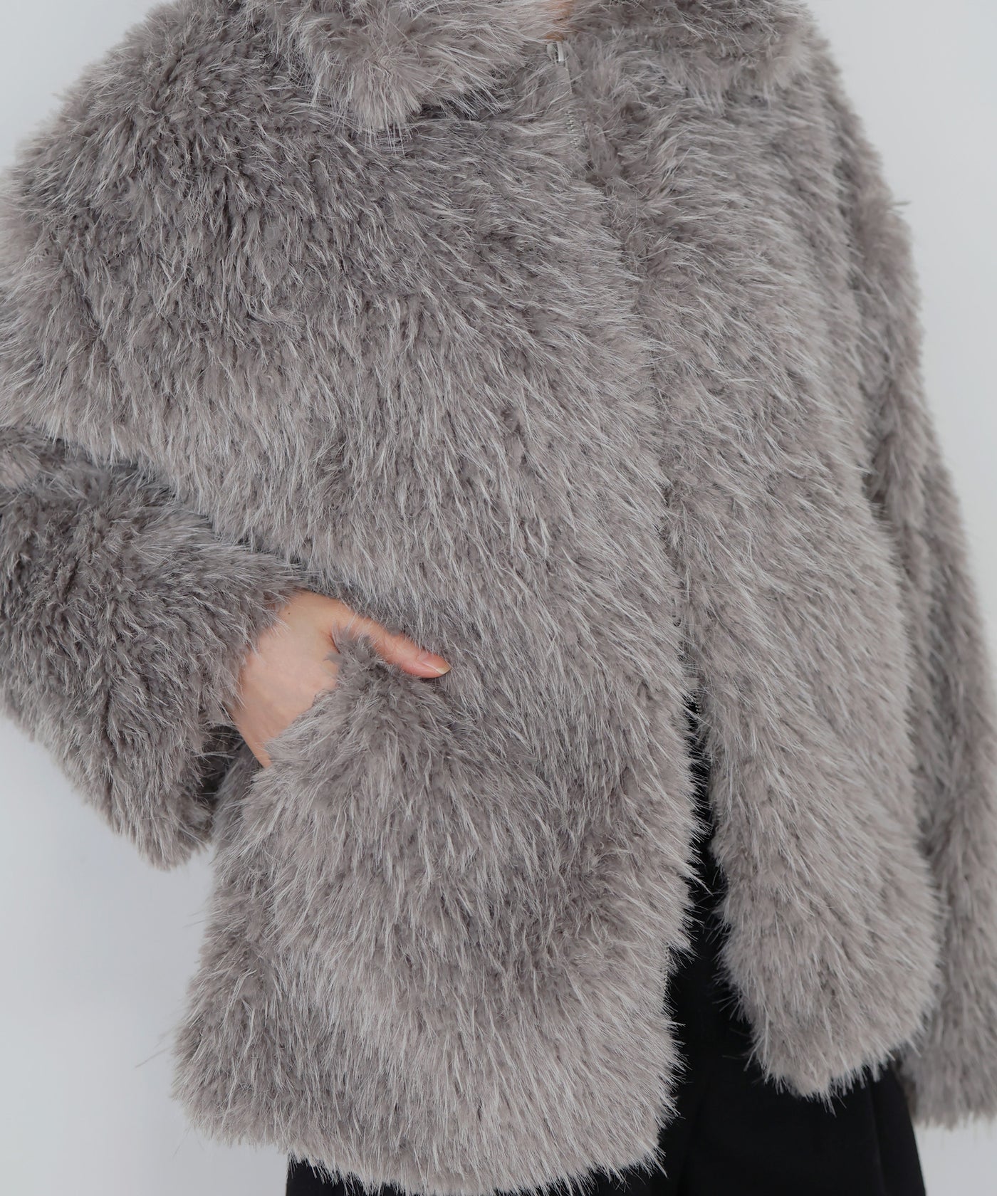 フェイクファースタンドブルゾン – LIAN