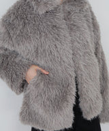 フェイクファースタンドブルゾン