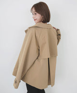 【mayu × LIAN】ハーフトレンチコート