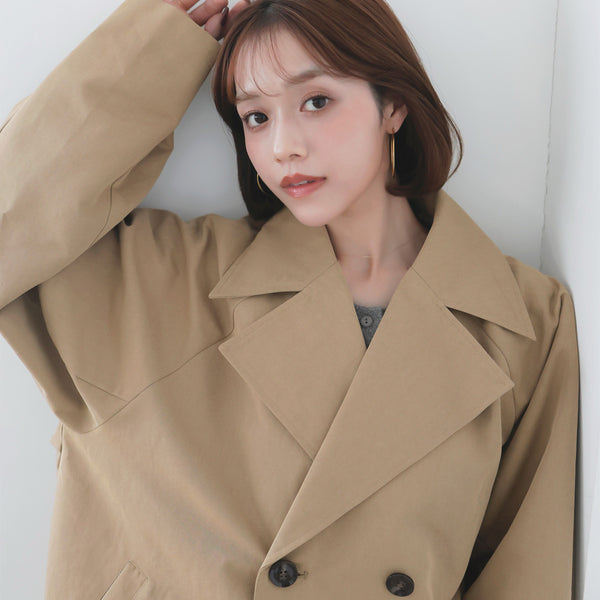mayu × LIAN】ハーフトレンチコート