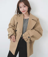 【mayu × LIAN】ハーフトレンチコート