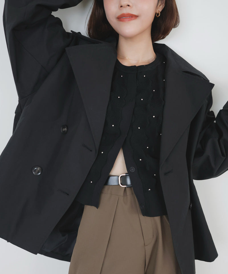 COMING SOON//【mayu × LIAN】ハーフトレンチコート