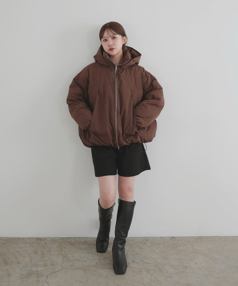 【10月下旬予約商品】　【ayu×LIAN】ファイバーダウンフードデザインジャケット