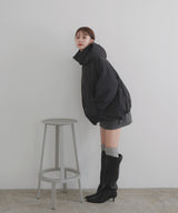 【10月下旬予約商品】　【ayu×LIAN】ファイバーダウンフードデザインジャケット