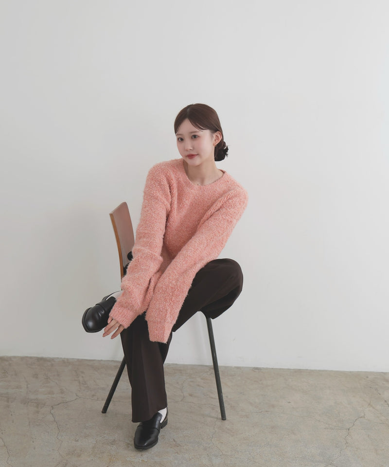 【10月下旬予約商品】　【ayu×LIAN】ボリュームミックスニット