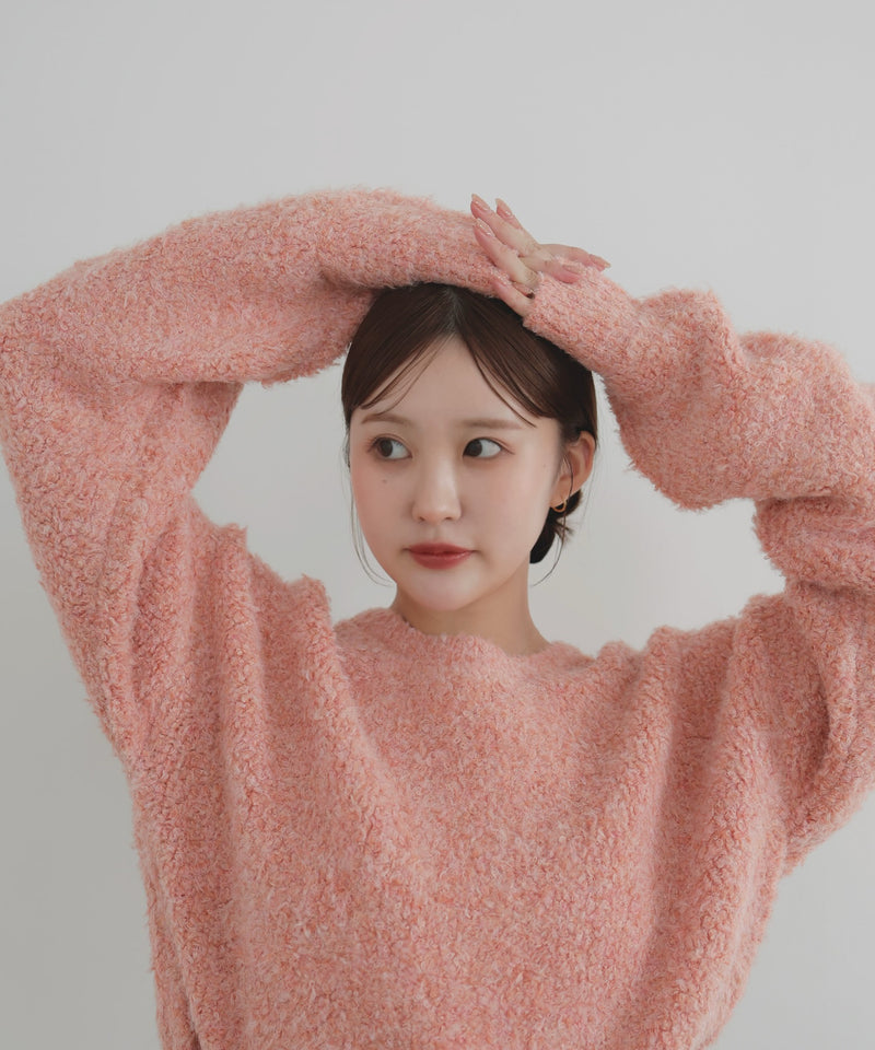 【10月下旬予約商品】　【ayu×LIAN】ボリュームミックスニット