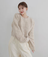 【10月下旬予約商品】　【ayu×LIAN】ボリュームミックスニット