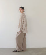 ウエストタックカラーシャツ