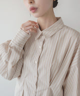 ウエストタックカラーシャツ