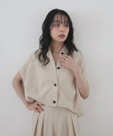 一部予約商品【セットアップ対応】フレンチスリーブボックスシャツ